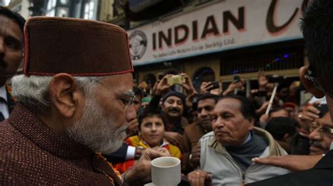 Why modi told president pranab mukherjee in 2014, he was not in a hurry to take oath as pm. PM Modi takes break from Himachal schedule; has coffee at ...