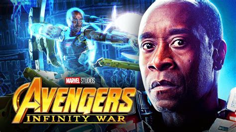 Avengers Infinity War Official Art Reveals Deleted War Machine Battle Photos