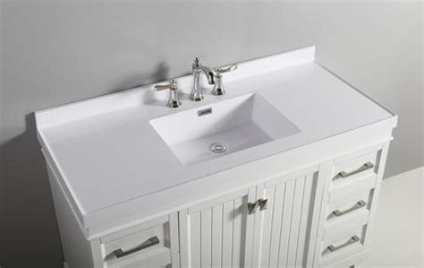 Shop this collection (1155) everdean 30.50 in. Tuscany® 37" x 22" White Square Vanity Top at Menards®