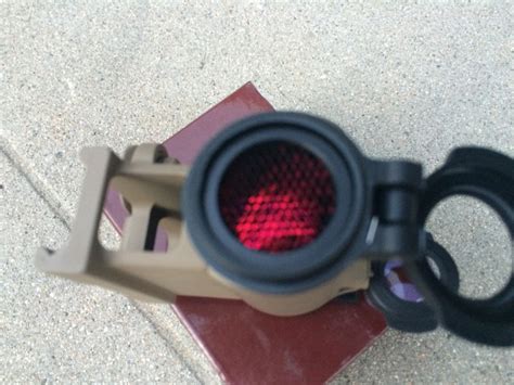 Sold Tan T2 Aimpoint Replica High Mount Qd Killflash And Flip Up Lens
