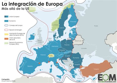 La Integración Europea No Es Solo La Unión Mapas De El Orden Mundial