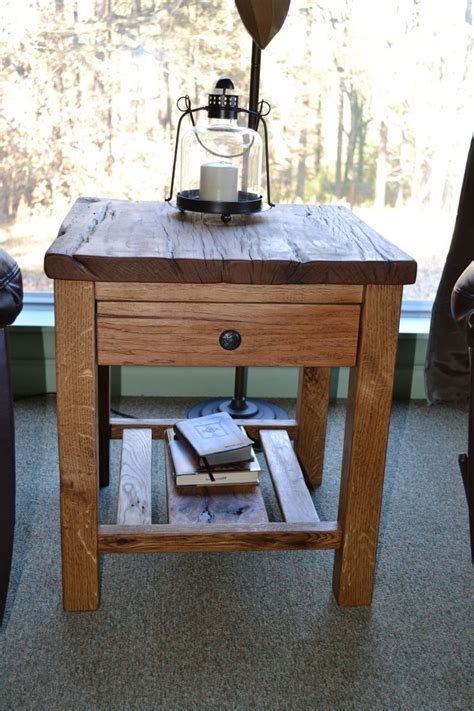 Showing results for barnwood dining table. Hand Crafted Reclaimed Barnwood Side Table by Feicht & Co ...