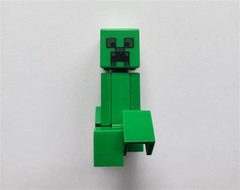 Lego Minecraft Creeper Minifigure Etsy