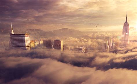 The City Above The Sky On Behance