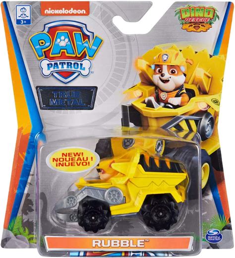 Paw Patrol True Metal Rubble Collectible Die Cast Vehicle Dino Rescue