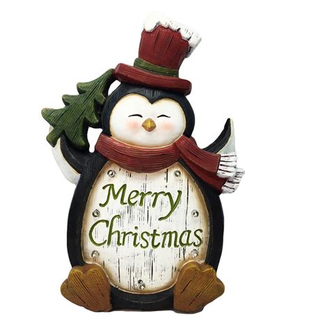 Large inflatable christmas decoration party light up santa snowman penguin sign. Alpine Penguin with LED Lights- TM-BEH116HH-TM - The Home ...
