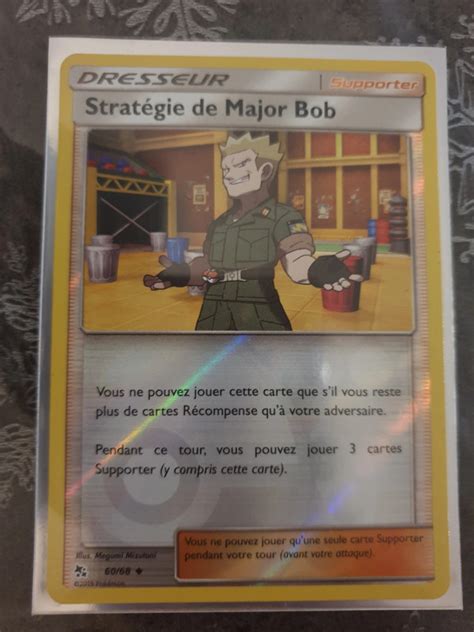 Carte Pokémon Stratégie De Major Bob Reverse N°6068 Série Destinées