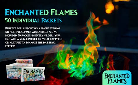 Enchanted Flames Pack Of 50 Fire Changing Color Packets