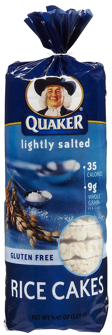 Quaker Plain Lightly Salted Rice Cakes Rice Cakes Yummy Snacks