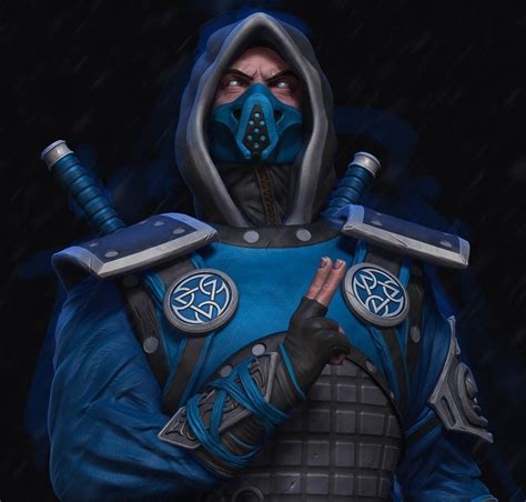 Mortal Kombat Ninja Sub Zero 3d Model 3d Printable Cgtrader