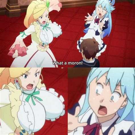 Darkness Aqua And Most Of All Darknesss Boobs Konosuba Know