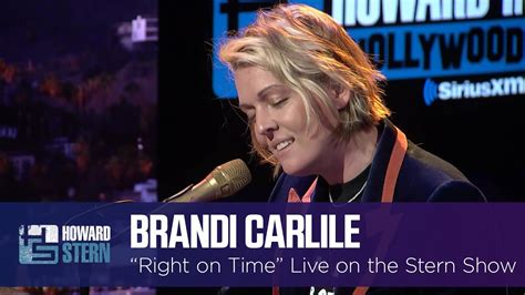 Brandi Carlile “right On Time” Live On The Stern Show Chords Chordify