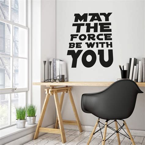 may the force be with you wall sticker wall