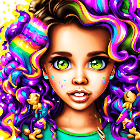 intricately rendered teen girl extreme beauty tattoos light skin beautiful hair rainbow hip hop