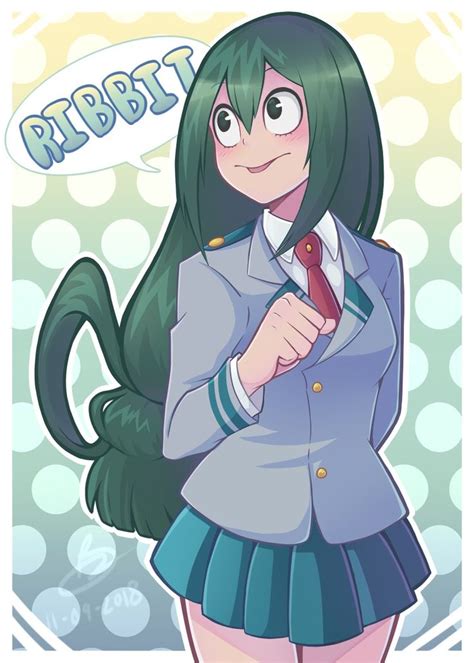 Tsuyu Asui Cute Anime Character My Hero Academia Tsuyu Tsuyu Asui