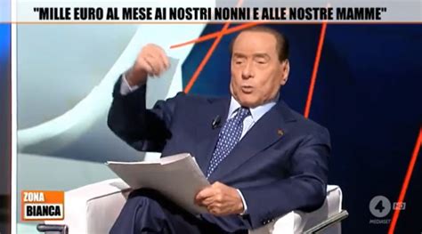 Berlusconi Ora Promette Il Dentista Gratuito E Mille Euro Alle Nonne E Alle Mamme Video