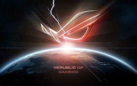 Asus Rog Republic Of Gamers Theme For Windows 10