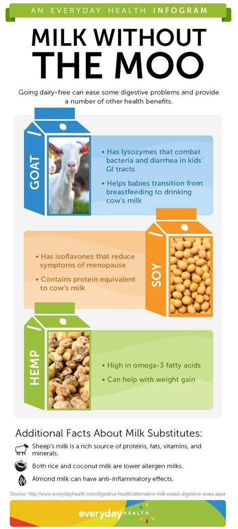 'Alternative' Milk Does a Body Good [Infographic] - Digestive Health