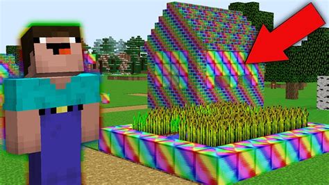 Minecraft Noob Vs Pro Noob Found Most Strange Rainbow Village