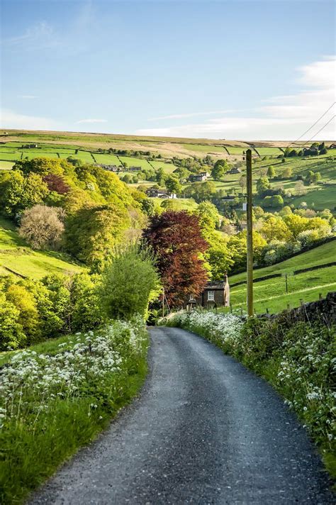 Country Road In The Yorkshire Dales England By Petejeff Crc
