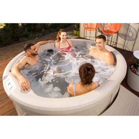 Lifesmart Spas 4 Person 13 Jet Oval Plug And Play Hot Tub Hot Tub Hot Tub Reviews