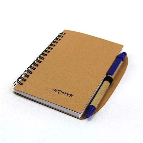 Wholesale Kraft Cover Sprial Custom School Supply Cute Notebook With