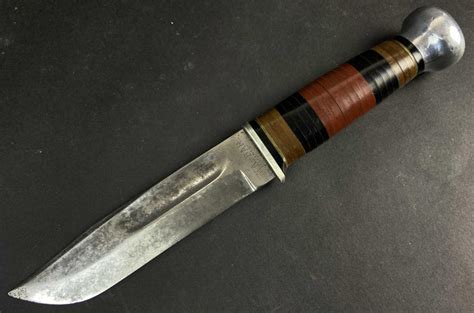 Lot Vintage Kabar Fixed Blade Hunting Knife