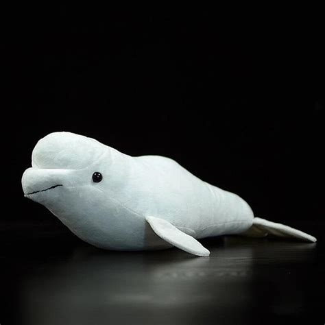 Beluga Whale Fish Soft Stuffed Plush Toys Stuffed Marine Etsy