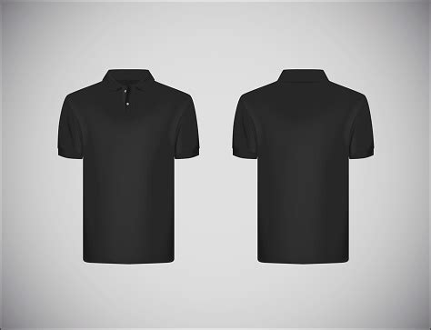 Polo Shirt Mockup Black