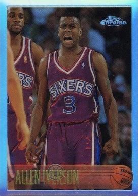 Recently added card # oldest newest highest srp highest price lowest price biggest discount highest percent off print run least in stock most in stock ending soonest. 9 Most Valuable Allen Iverson Rookie Cards | Old Sports Cards