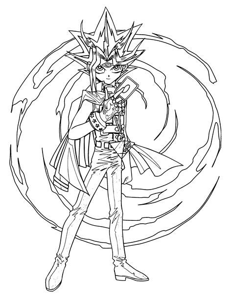 Desenhos De Yugi Muto De Yu Gi Oh 1 Para Colorir E Imprimir Porn Sex