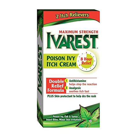 Ivarest Maximum Strength Poison Ivy Itch Relief Medicated Anti Itch