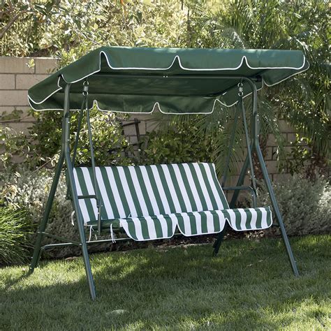 person patio swing outdoor canopy awning yard furniture
