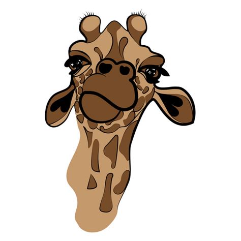 Giraffe Head Sticker Sticker Mania