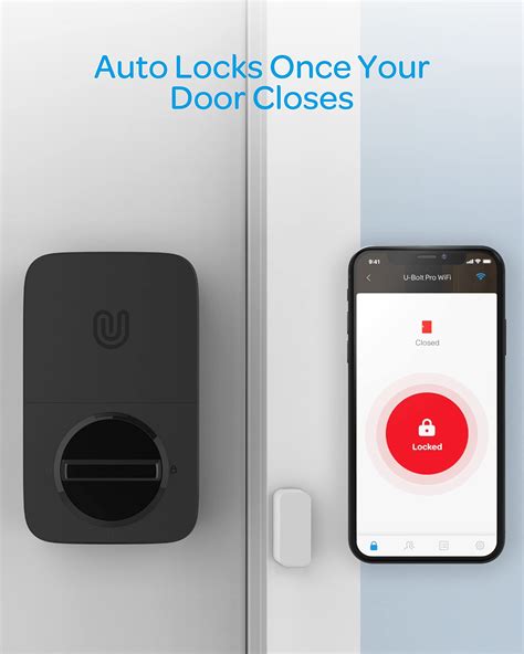 Buy Ultraloq U Bolt Pro Wifi Smart Lock With Door Sensor 6 In 1