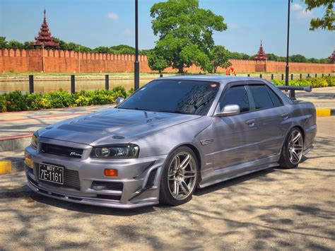 Nissan R34 Skyline 4 Door This Nissan Skyline R34 Gt R Sedan Is