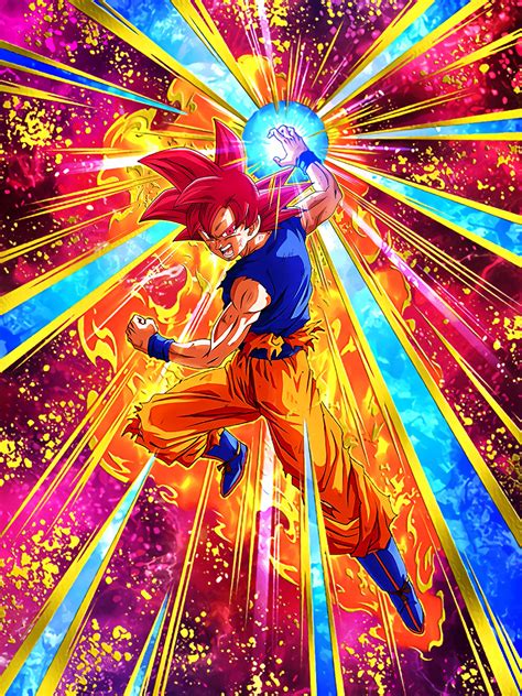 Flaring Battle Impulse Super Saiyan God Goku Dragon Ball