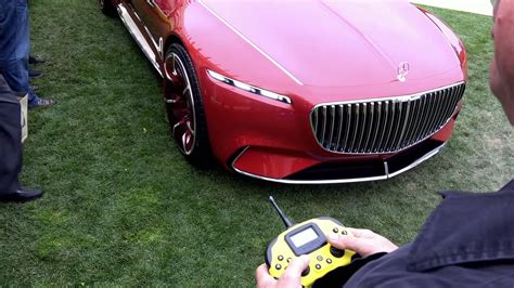 Watch The Vision Mercedes Maybach Being Driven Remotely