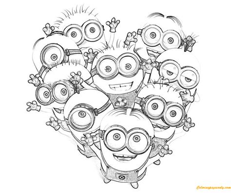 The children can enjoy minion printable coloring pages, math worksheets, alphabet worksheets, coloring worksheets and drawing worksheets. Kids Minions Despicable Me S0085 Coloring Page - Free ...