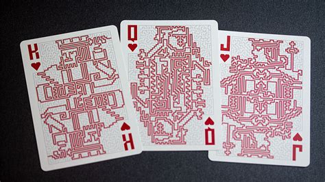 Limited Edition Red Labyrinth Playing Cards Numbered And Sealed