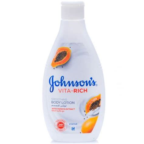 Johnsons Vita Rich Smoothing Body Lotion 400ml Papaya Best Price