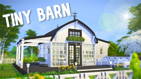 Cloths, hair, objects, lots, accessories, makeup, shoes, skins, poses, eyes, mods, sets and more. TINY MODERN CONVERTED BARN ~ Sims 4 Speed Build (No CC ...
