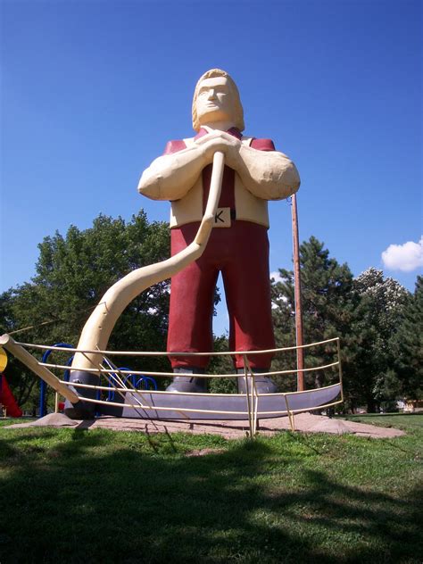 Free strip club reviews & information for customers & dancers. The Yellow Brick Road Trip: Johnny Kaw Statute - Manhattan, KS