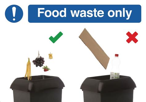 Food Waste Recycling Do And Dont Visual Signs Seton