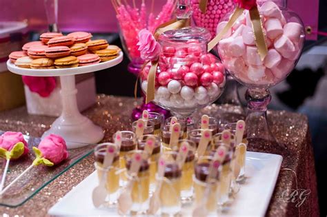 Your littlest guests won't get too excited about your spread, so it's a great chance to brainstorm birthday party food ideas for adults. Diva Pink & Gold 40th Birthday Party