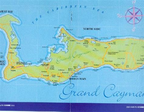 All Island Grand Cayman Island Map
