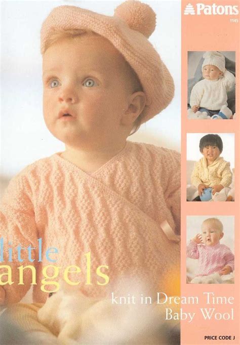 Patons Little Angels Baby Cardigan Free Knit Pattern Booklet Free