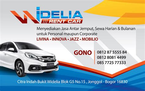 Contoh Banner Rental Mobil Homecare