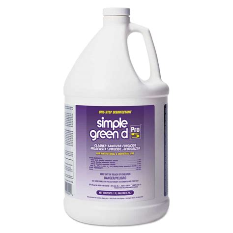 Simple Green Pro 5 Disinfectant 1 Gal Bottle Ammonium Chloride