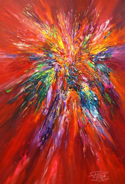 Energy Red Xl 4 Painting By Peter Nottrott Artmajeur Modern Art